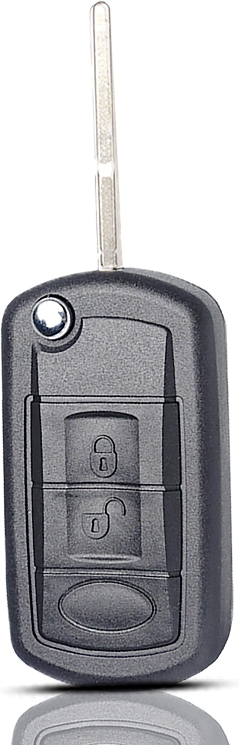 Horande Flip Folding Replacement Key Fob Cover fit for Land Rover LR3 Range Rover