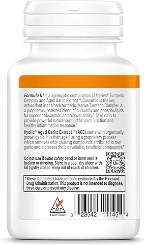 Miniatura 7 de Kyolic Fórmula de extracto de ajo envejecido 111, respuesta saludable a la inflamación, 150 cápsulas (el embalaje puede variar)