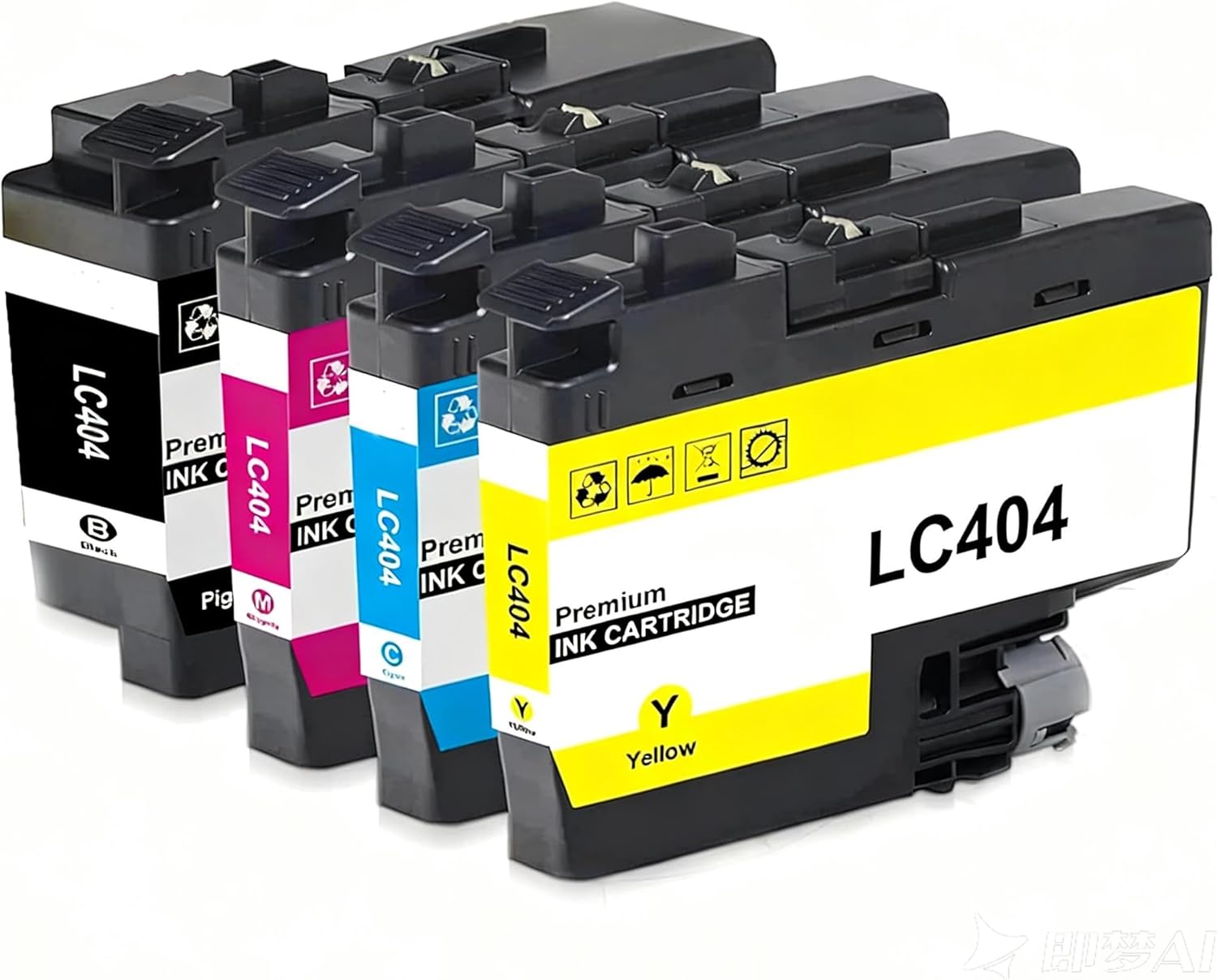LC404XL Ink Cartridges for Brother Printer LC404XL Compatible MFC-J1205W MFC-J1215W MFC-J1205W XL MFC-J1215W XL Printers(4 Pack-BCMY, Page Yield up to 750-800 Pages,24-Month Warranty)