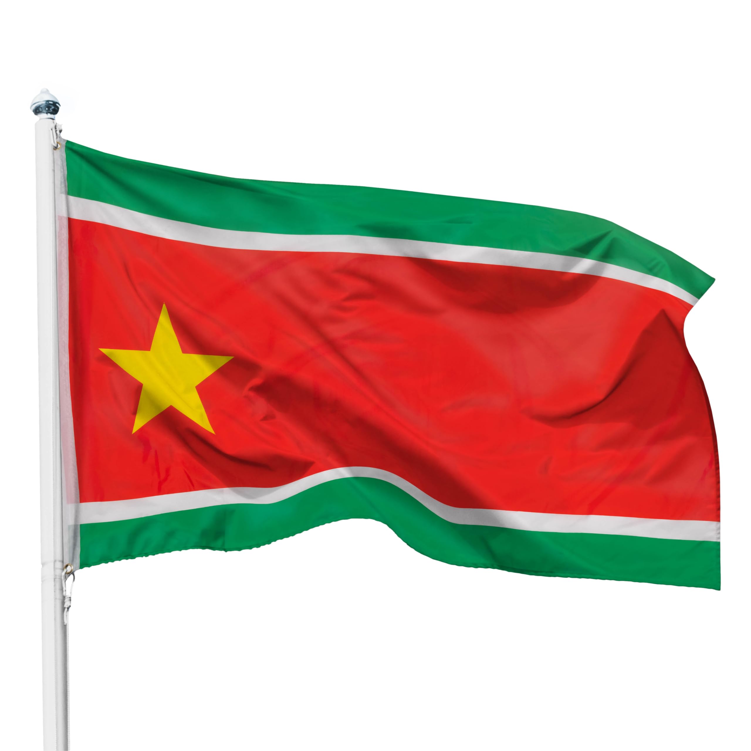 PHENO FLAGS Guadeloupe flag with coat of arms, 90x150cm, weatherproof and tear-resistant