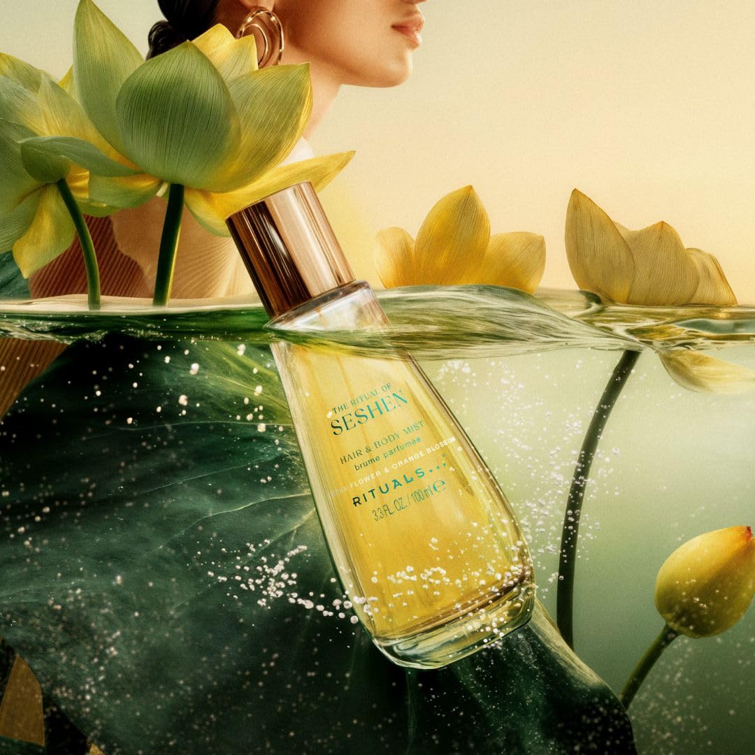 RITUALS The Ritual of Seshen Hair & Body Mist, kwiat lotosu i kwiat pomarańczy, 100 ml