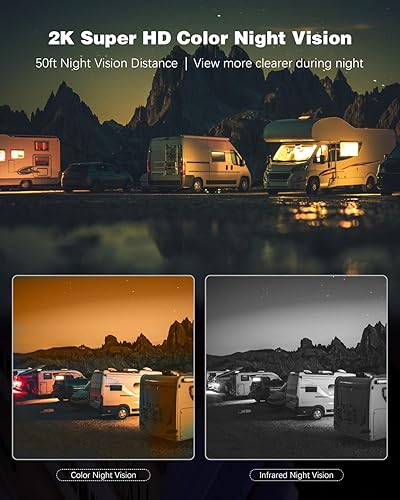 Miniatura 6 de Xega Cámara de seguridad celular 4G para interiores, tarjeta SIM incorporada, 2K sin cámara Wi-Fi, portátil, cámaras LTE con batería de 6000 mAh,