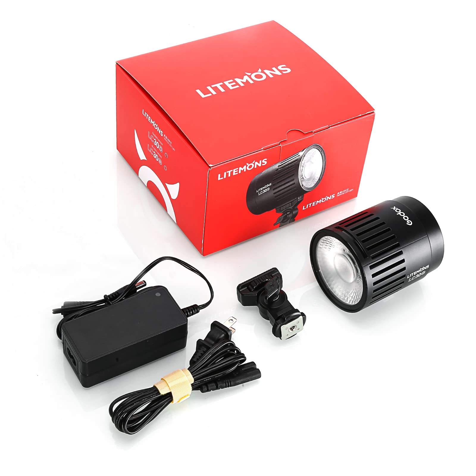 GODOX LC30D Litemons Flat 5600K LED Light, 35800 Lux at 0.5M, cri 95 + / tlcl 96 +, 8 presets Light Effects