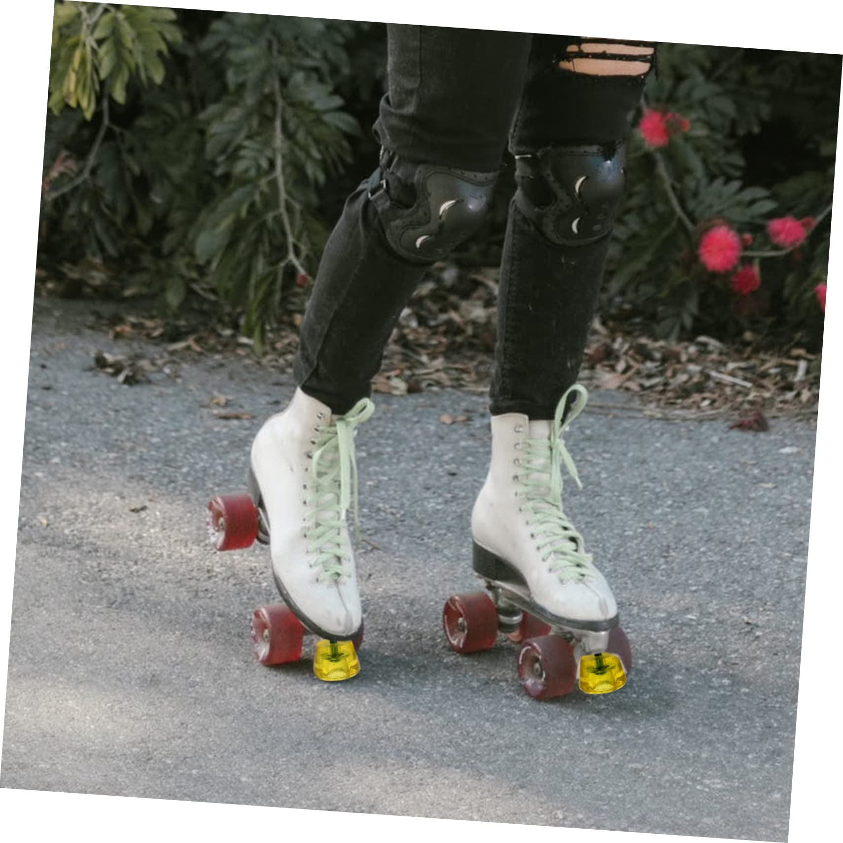 Toyvian Roller Skates Brake Mats Skates Braking Pad Easy Install Accessory for Skating Safety