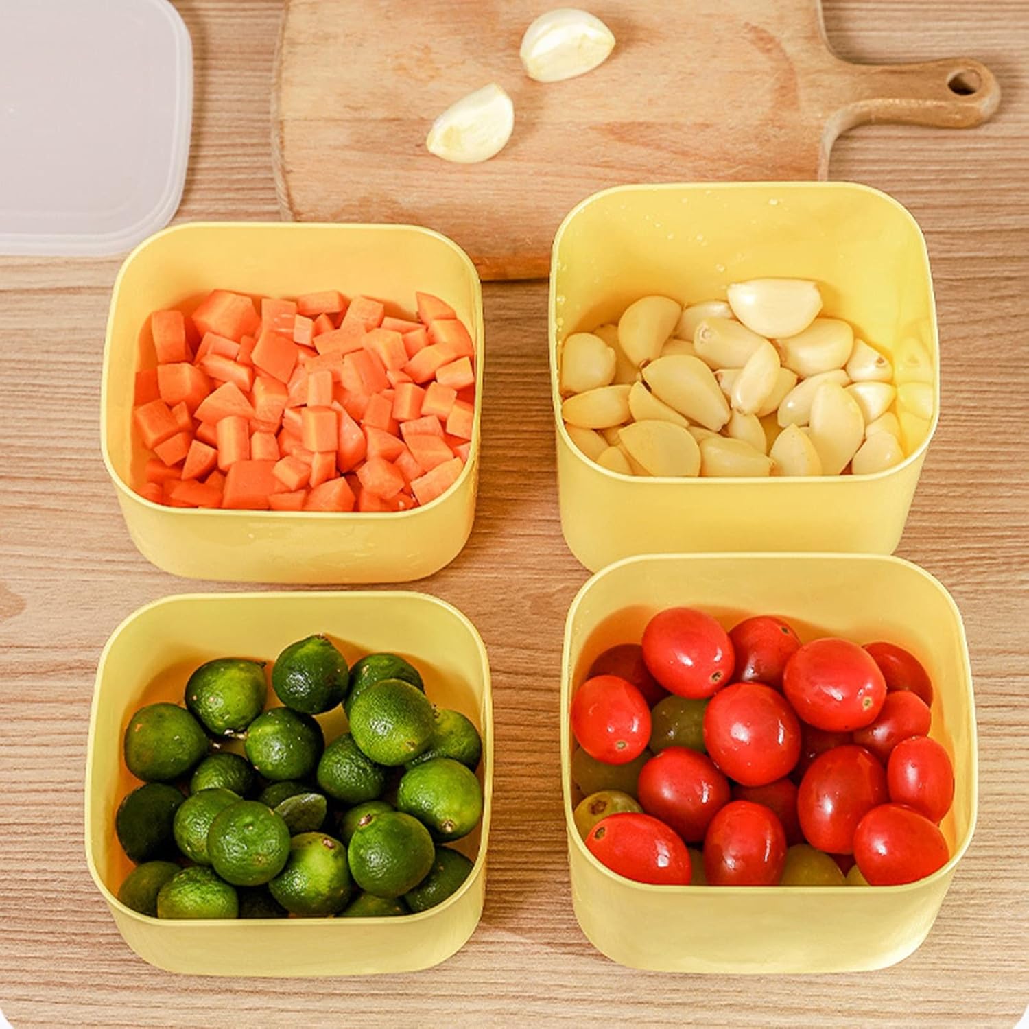 Smalibal Storage Box with Lid Food Storage Containers Antismell Pantry
