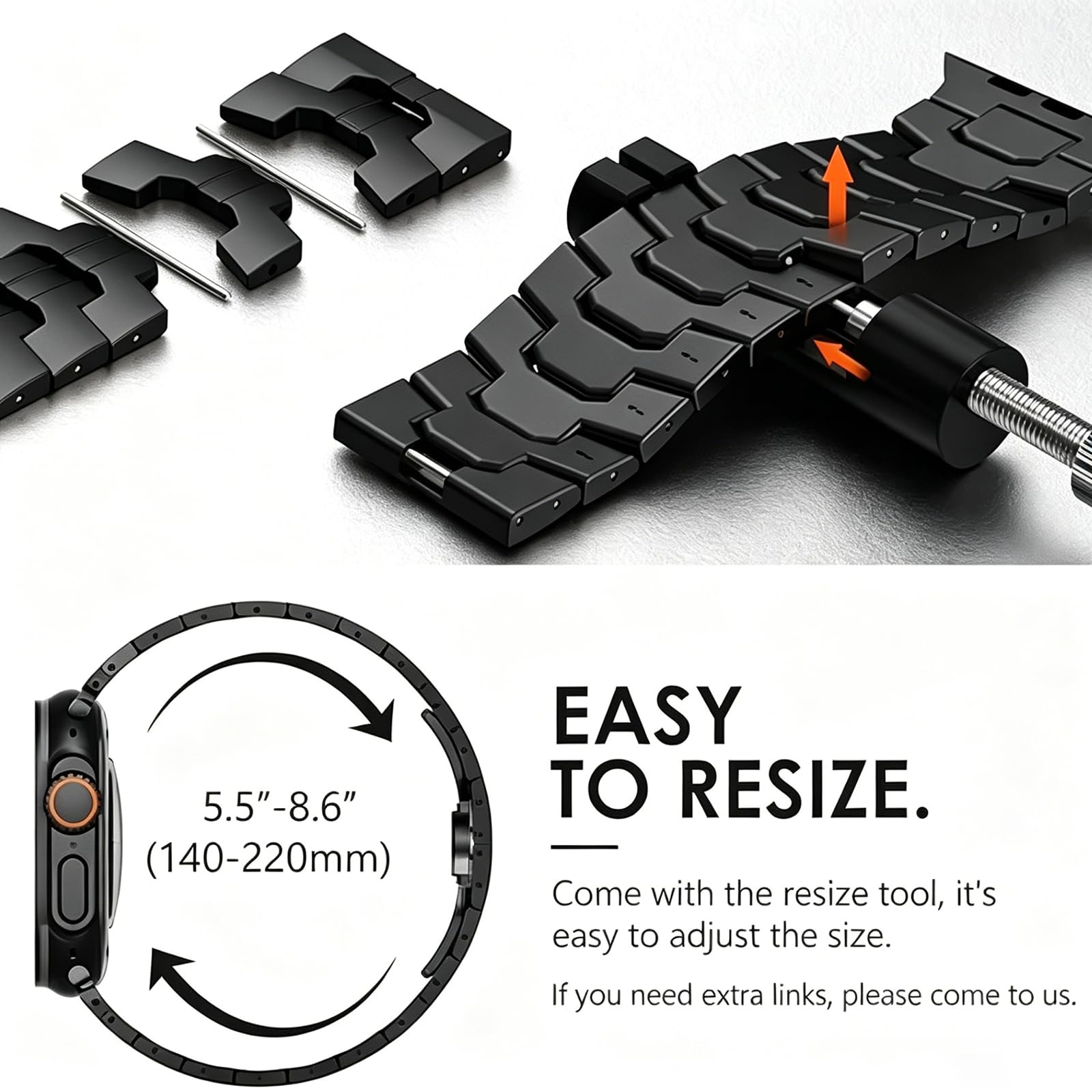 Skórzany pasek kompatybilny z Apple Watch Strap Ultra 49 mm 45 mm 44 mm 42 mm 41 mm 40 mm 38 mm, skórzany pasek wymienny do iwatch Ultra Ultra 2 Series Se 9 8 7 6 5 4 2 3 1 mężczyźni kobiety