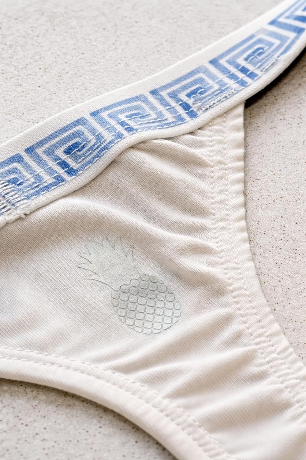 JJ Malibu Men's Stretchy Elastic Breathable Bikini Underwear Brief Thong with Special Pouch Design