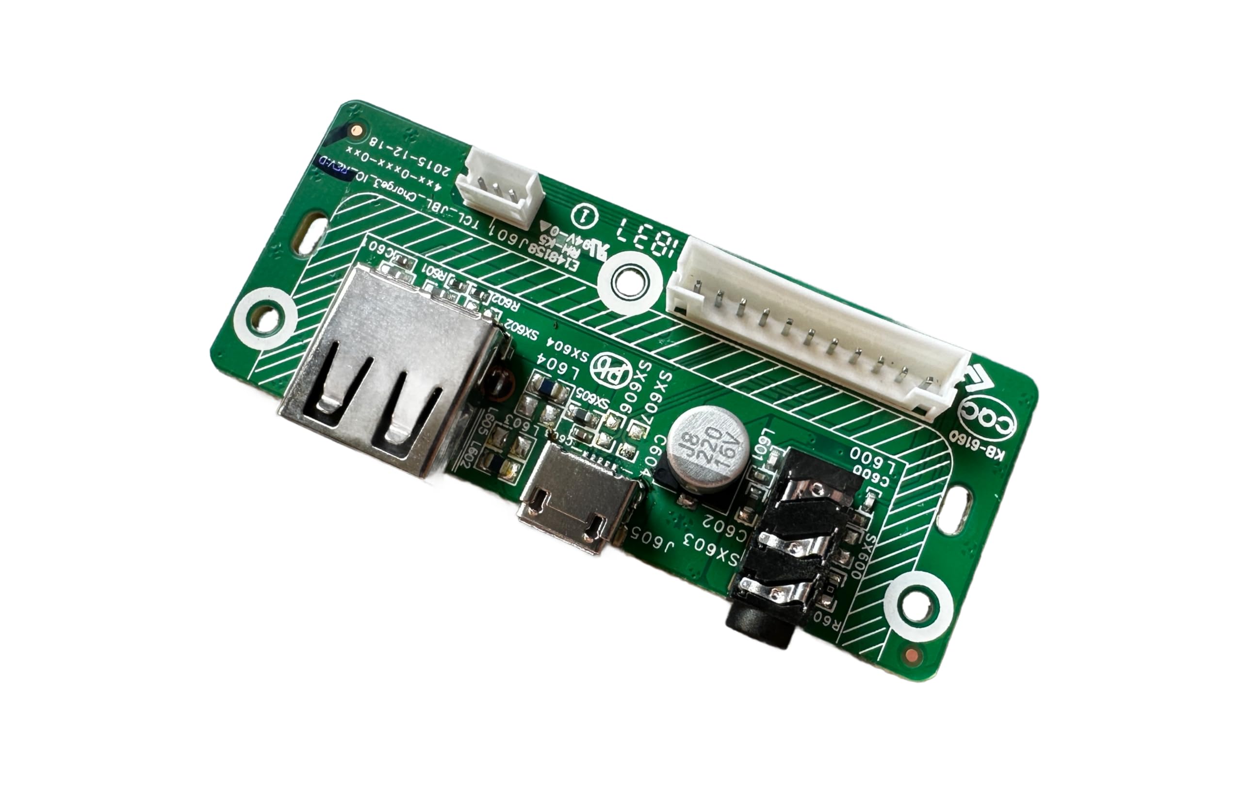 JBL Charge 3 Charge Essential Platine de chargement de rechange PCB Port de charge TL GG Version
