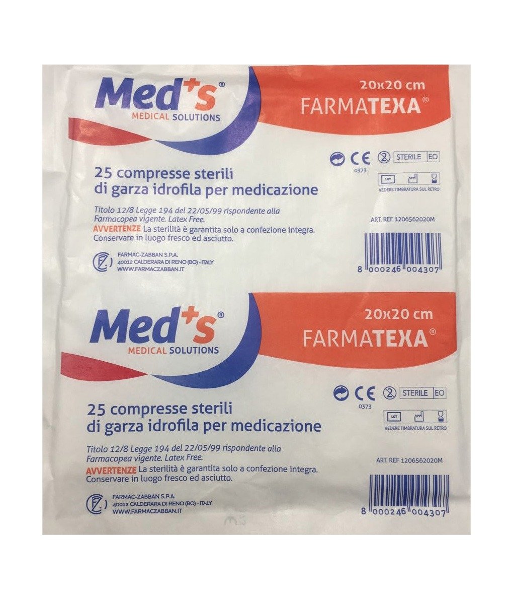 Farmac Zabban Med's Garza Medicale 20x20cm 25 Pezzi