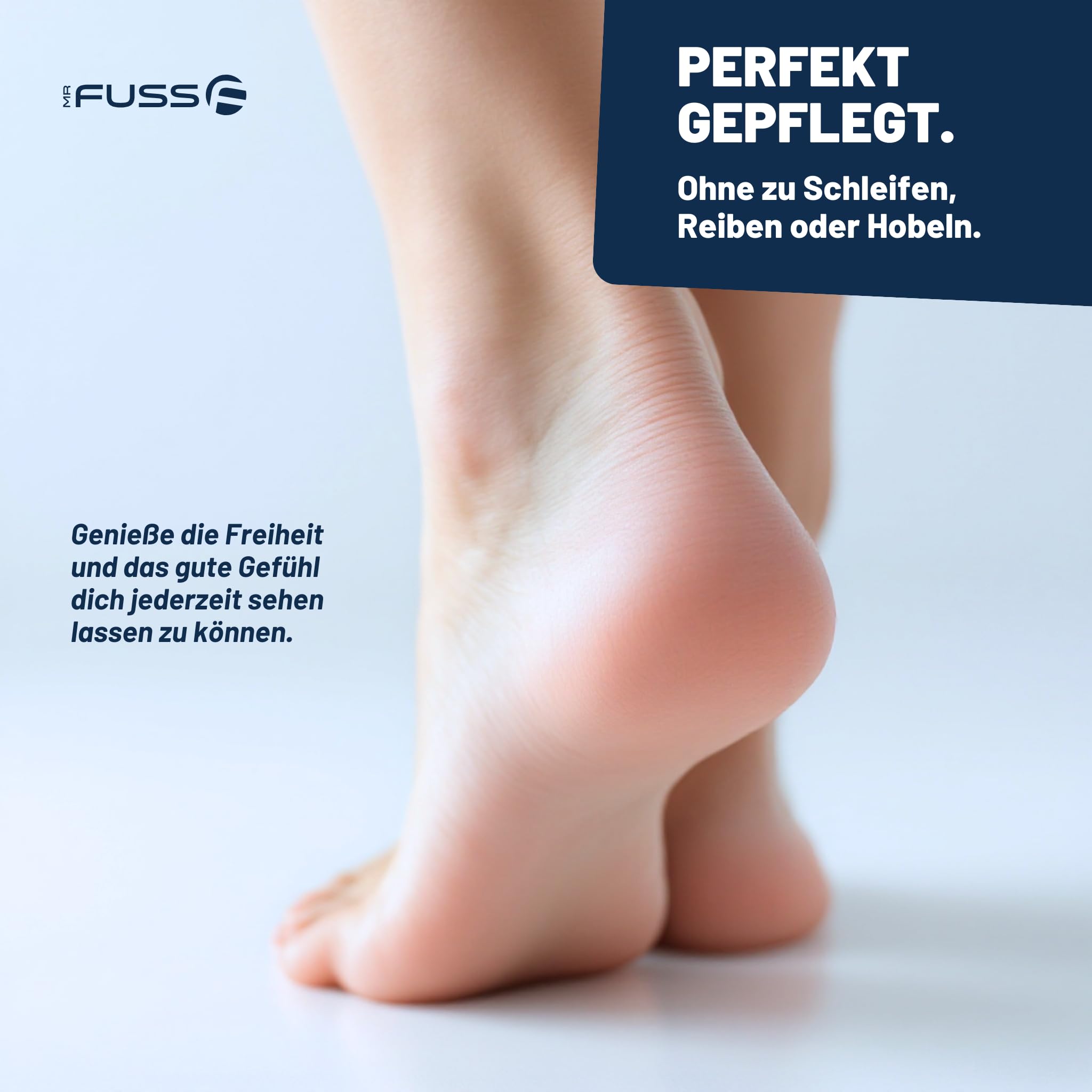 Mr. Fuss® Anti-Callus, Regrowth System - Środek do usuwania martwego naskórka - Rozwiązanie nr 1 - silnie zmiękcza