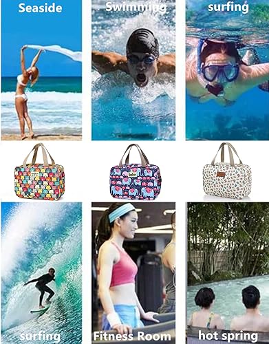 Miniatura 6 de Bolsa de maquillaje grande para mujer, bolsa de maquillaje, bolsa de cosméticos, bolsa de artículos de tocador, bolsas de cepillo para viajes,