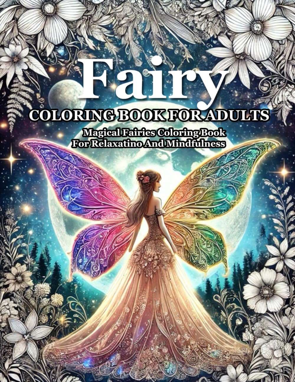 fairy coloring book for adults Magical fairies coloring book for relaxation and mindfulness