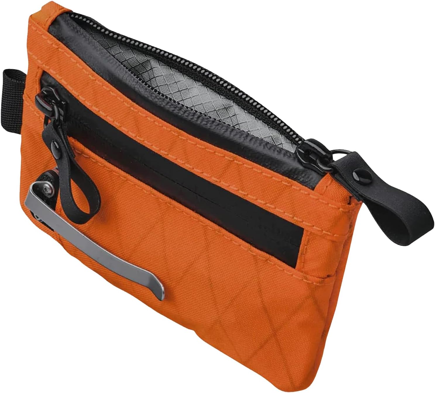 Zip Pouch Pro - Minimalist Zipper Wallet - with RFID Blocking ID Card Holder Wallet with Zipper for Men with Multi-tool Slot