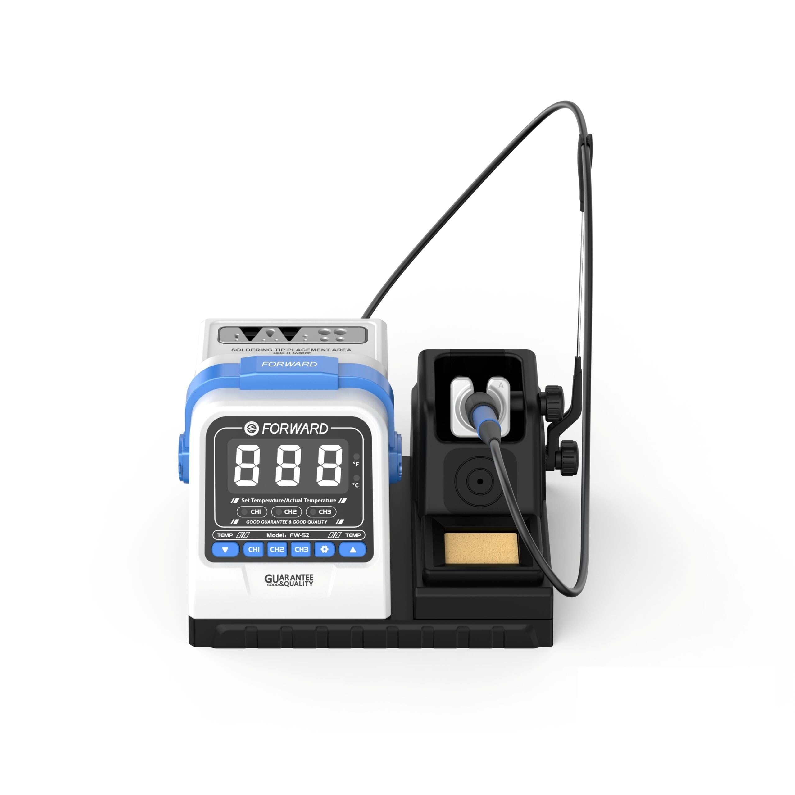 Station de soudure FORWARD FW-S2 200W avec kit de pointes 245 et 210 pour réparation électronique