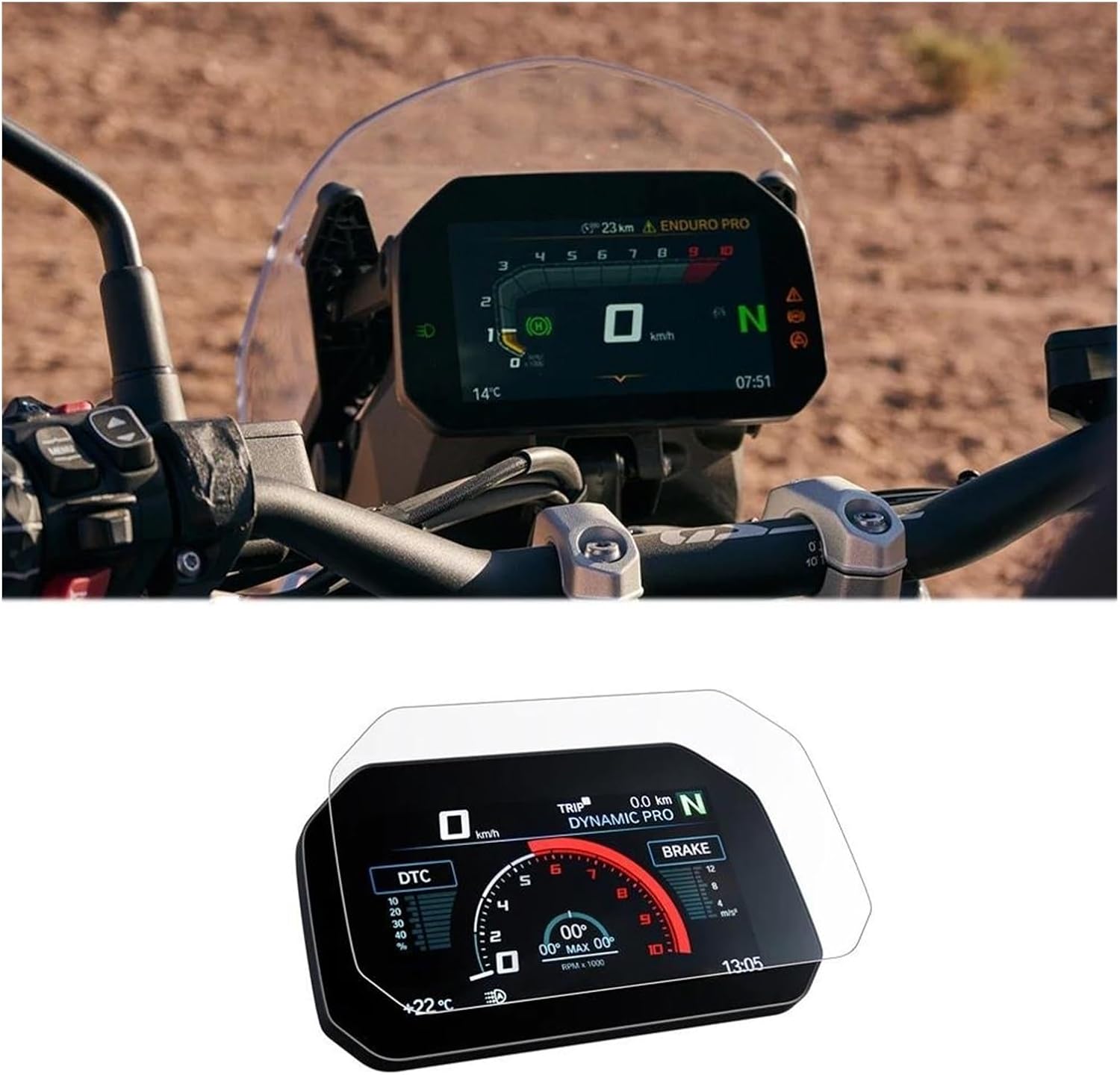 R1300GS R 1300GS 2024 オートバイアクセサリースクラッチクラスタースクリーンダッシュボード保護計器フィルム(2