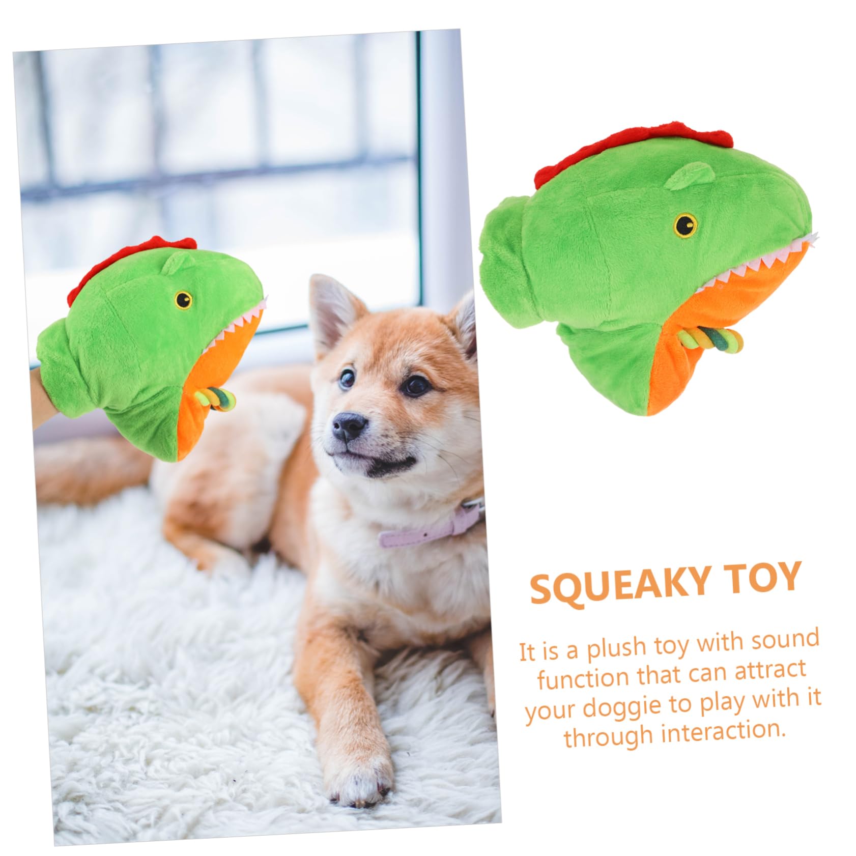 BESPORTBLE 3piezas Juguete De Mascota Interactivo De Peluche para Perros y Cachorros Guante De Resistente Mordidas para Entrenamiento Squeaky Toy para Perros Pequeños y Medianos