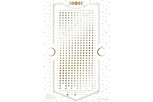 2024 Moon Calendar Wall Poster: Track Lunar Phases, Eclipses