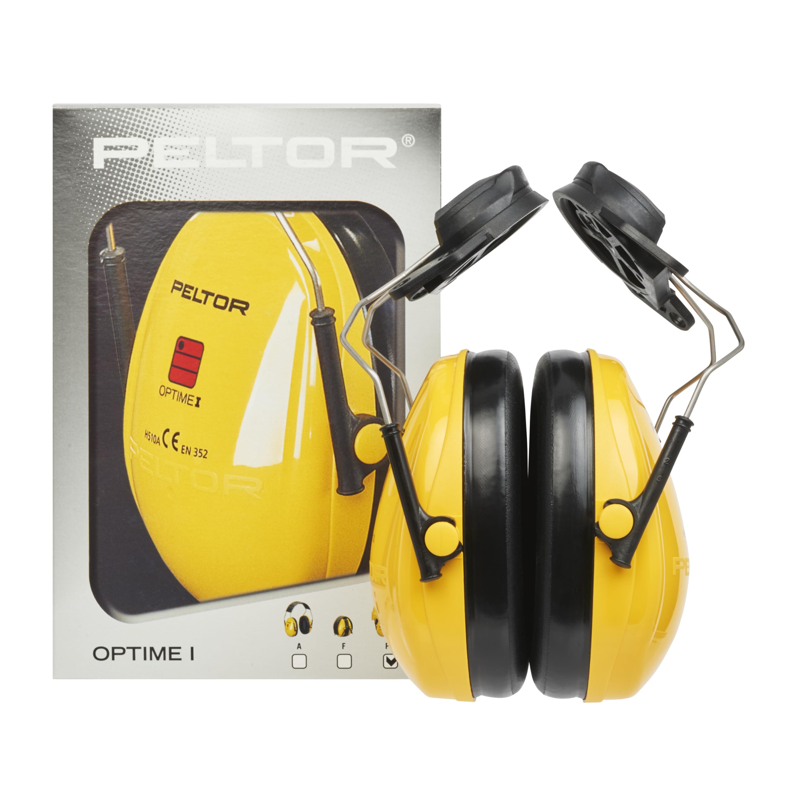 Coquilles antibruit 3M PELTOR Optime I, Monté sur casque, H510P3E-405-GU