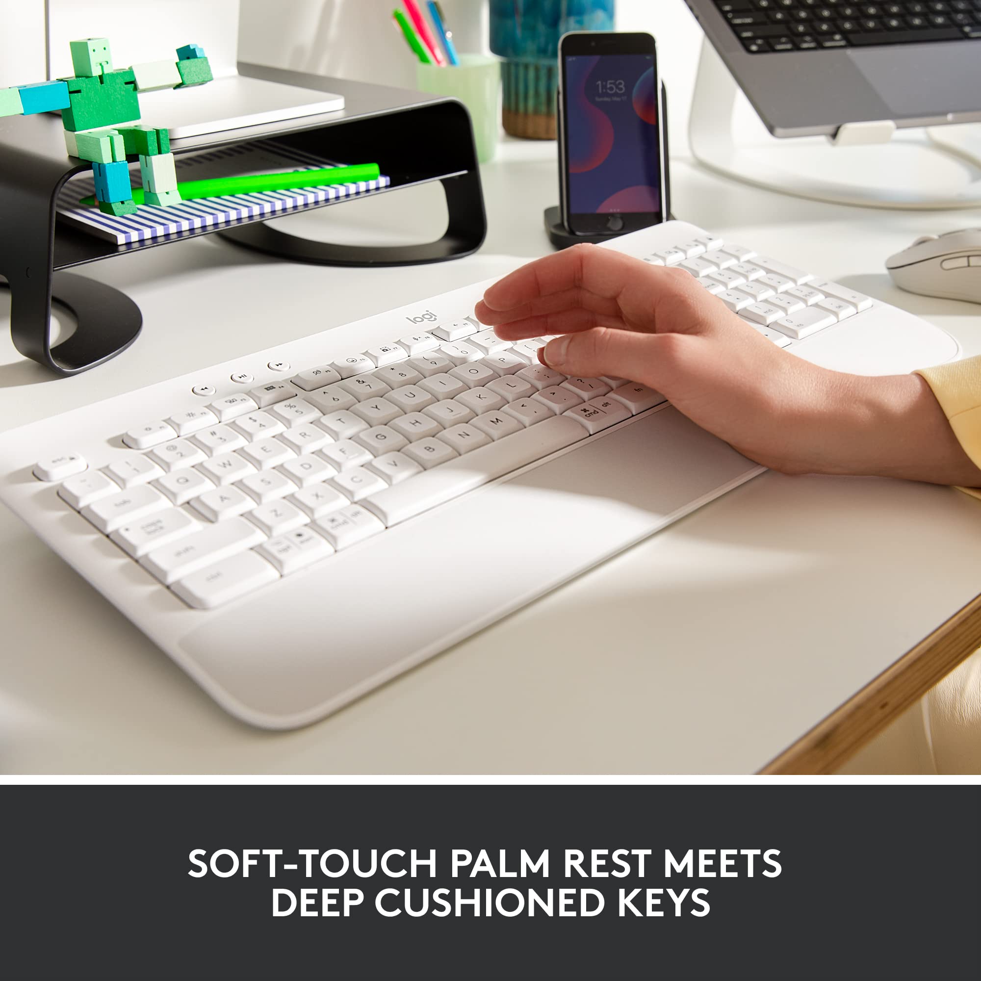 Logitech SIGNATURE K650 Wit AZERTY is tijdelijk niet leverbaar