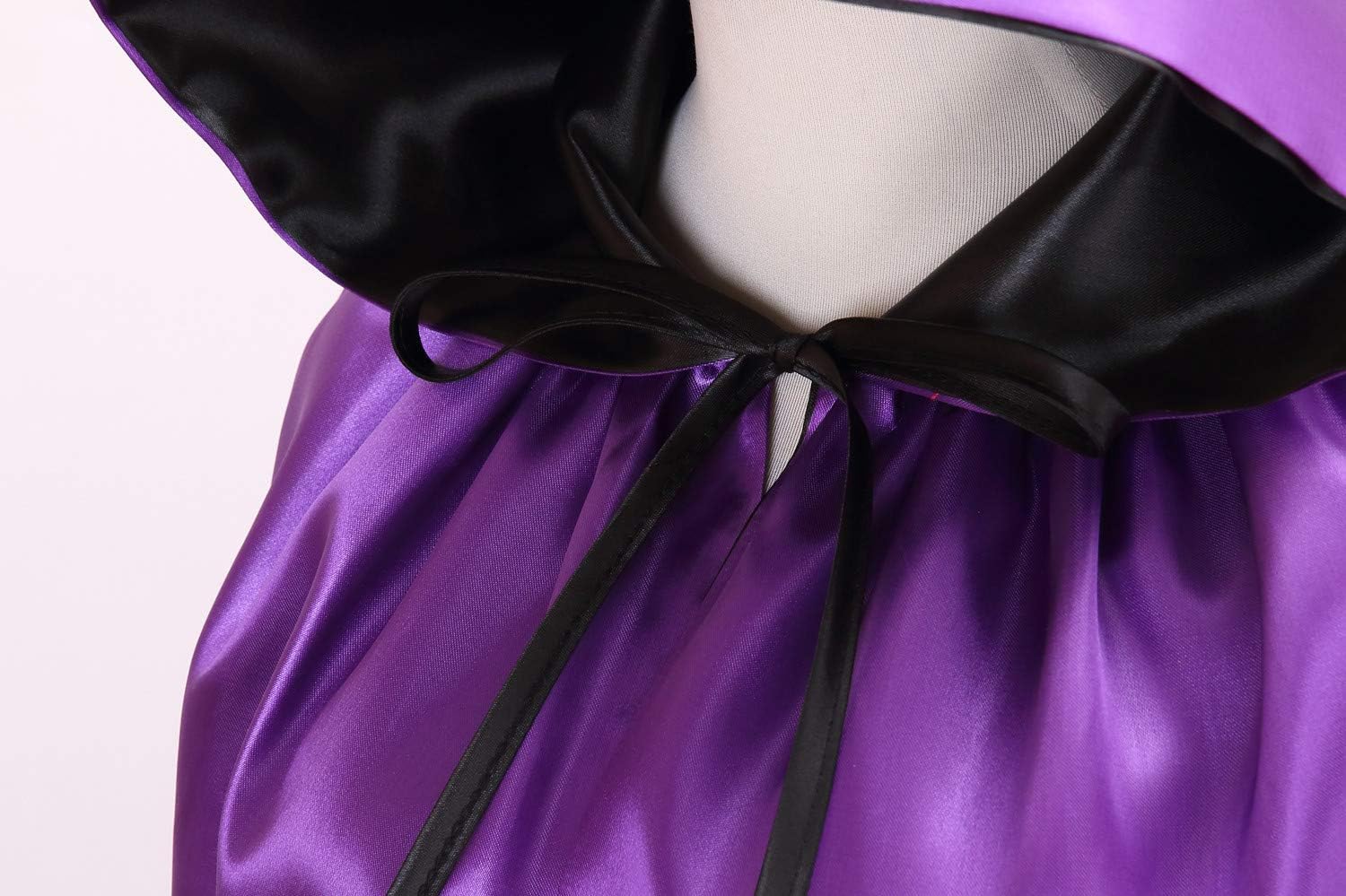 Unisex Adults Reversible Hooded Cloak Cape For Christmas Halloween Party Vampires Cosplay Costumes - Image 6