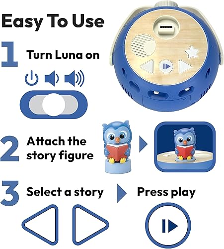 Miniatura 7 de Proyector de libros para niños  6 Biblia y 5 historias clásicas de lectura en voz alta, 10 canciones y luz nocturna y música relajante de ensueño