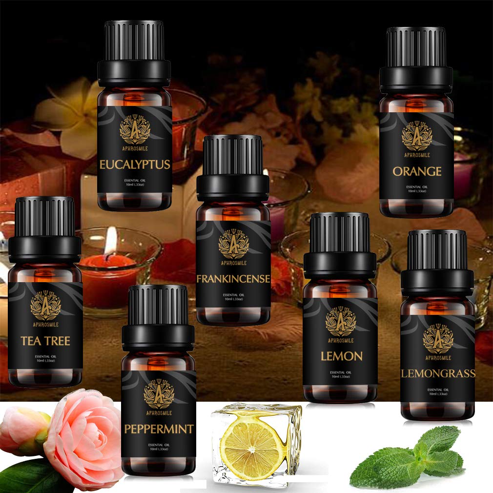 Top 14 100% reines Sandelholz ätherisches Öl für Diffusor - Jasmin,Vetiver,Eukalyptus,Orange öle..., Lavendel ätherische Öle Set, Aromatherapie Weihrauch ätherisches Öl für Hause