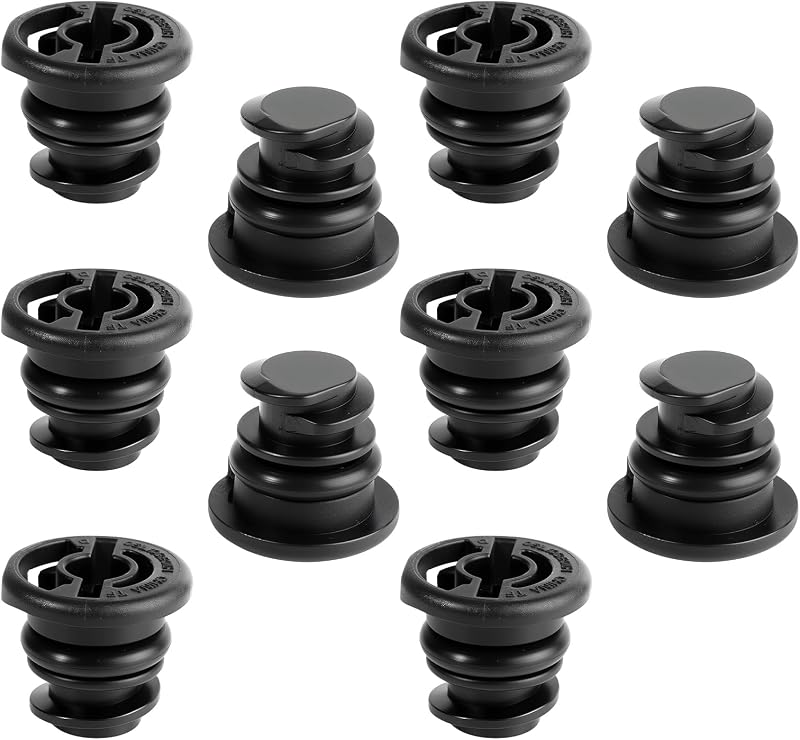 Tampão plástico do cárter com vedação de borracha Tyfrozn para Audi, Volkswagen e Porsche – Kit com 10 unidades