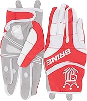Brine Fire Warm Lacrosse Weather Mesh Gloves - Breathable Field Player Protection with Dual-Density Foam