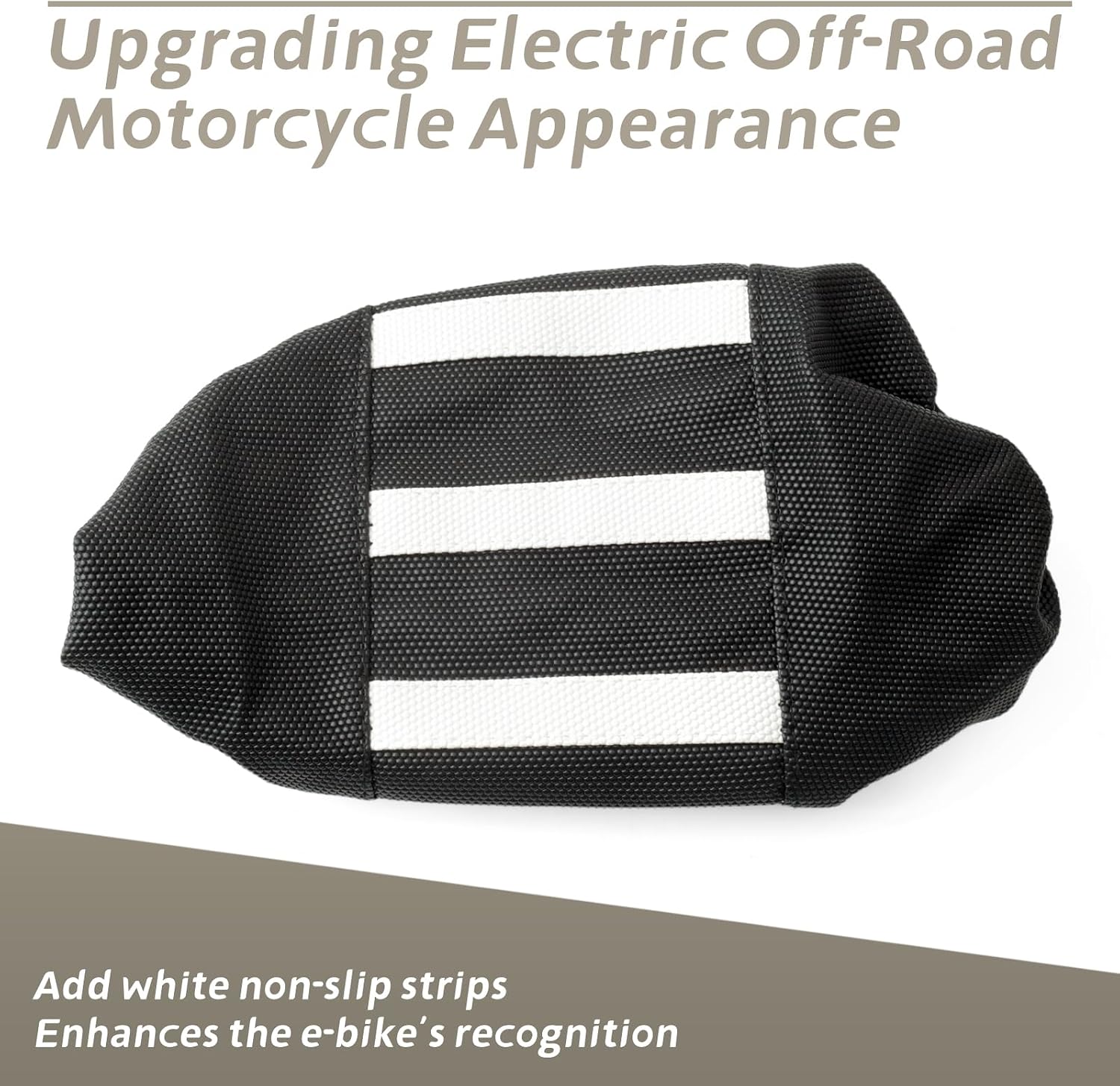 Seat Cover White Compatible with Eskute Nova Mini Dirt Bike