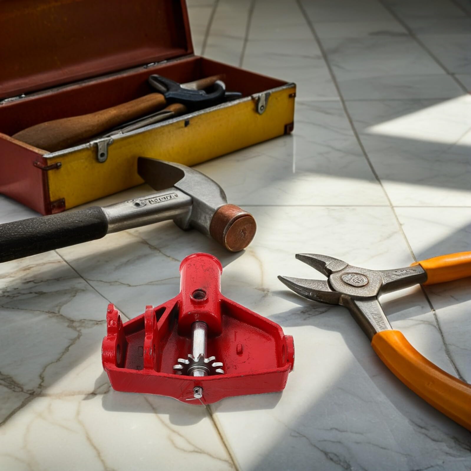Veemoon Kit Prensaestopas Hidráulico para Gato de Suelo 3 Toneladas, Accesorio Metálico de 155 Mm para Reparación y Mantenimiento de Gatos Horizontales en Talleres y Garajes