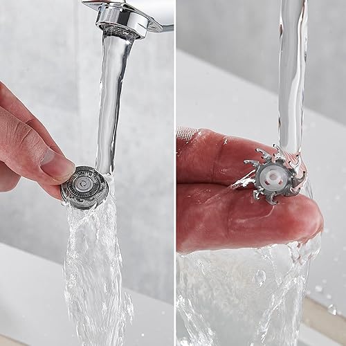 Miniatura 5 de Cuchillas de repuesto para afeitadora Skull Shaver Pitbull Gold PRO, cabezales de repuesto para afeitadora Pitbull Platinum Pro (1 juego (4