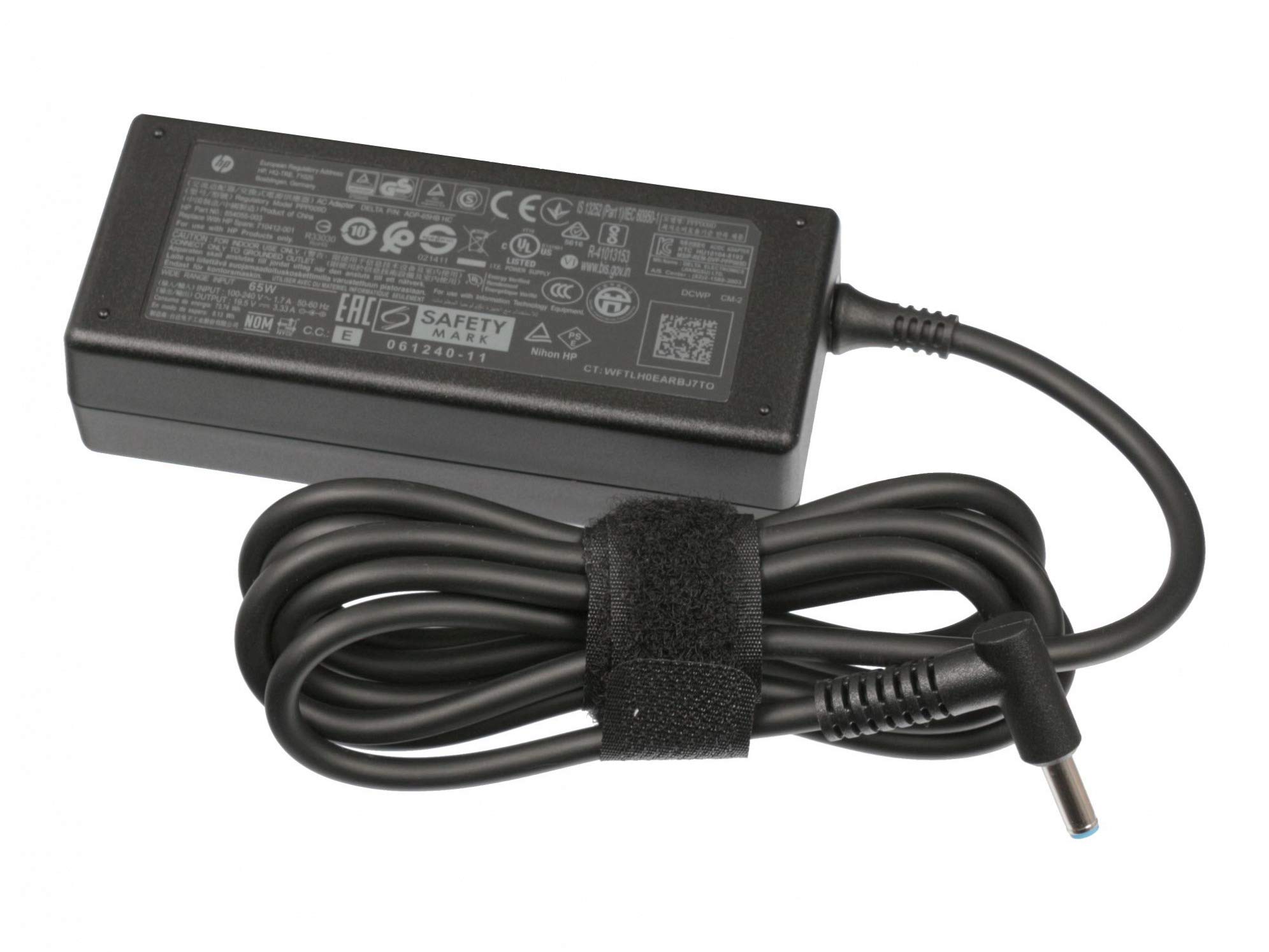 HP H6Y89AA#ABB originale alimentatore 65 watt forma normale con adattatore