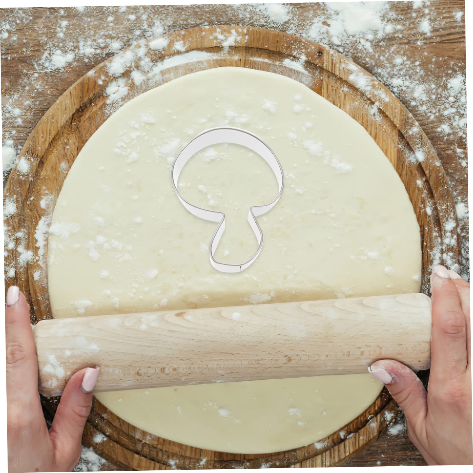 20pièces Emporte Acier Inoxydable Forme De Champignon De Moldes pour Biscuits Outils De Pâtisserie Pratiques Et Amusants pour Adultes