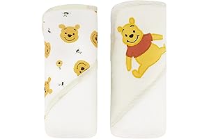 Disney Hooded Baby Towels - Adds Sweetness for Bath Time