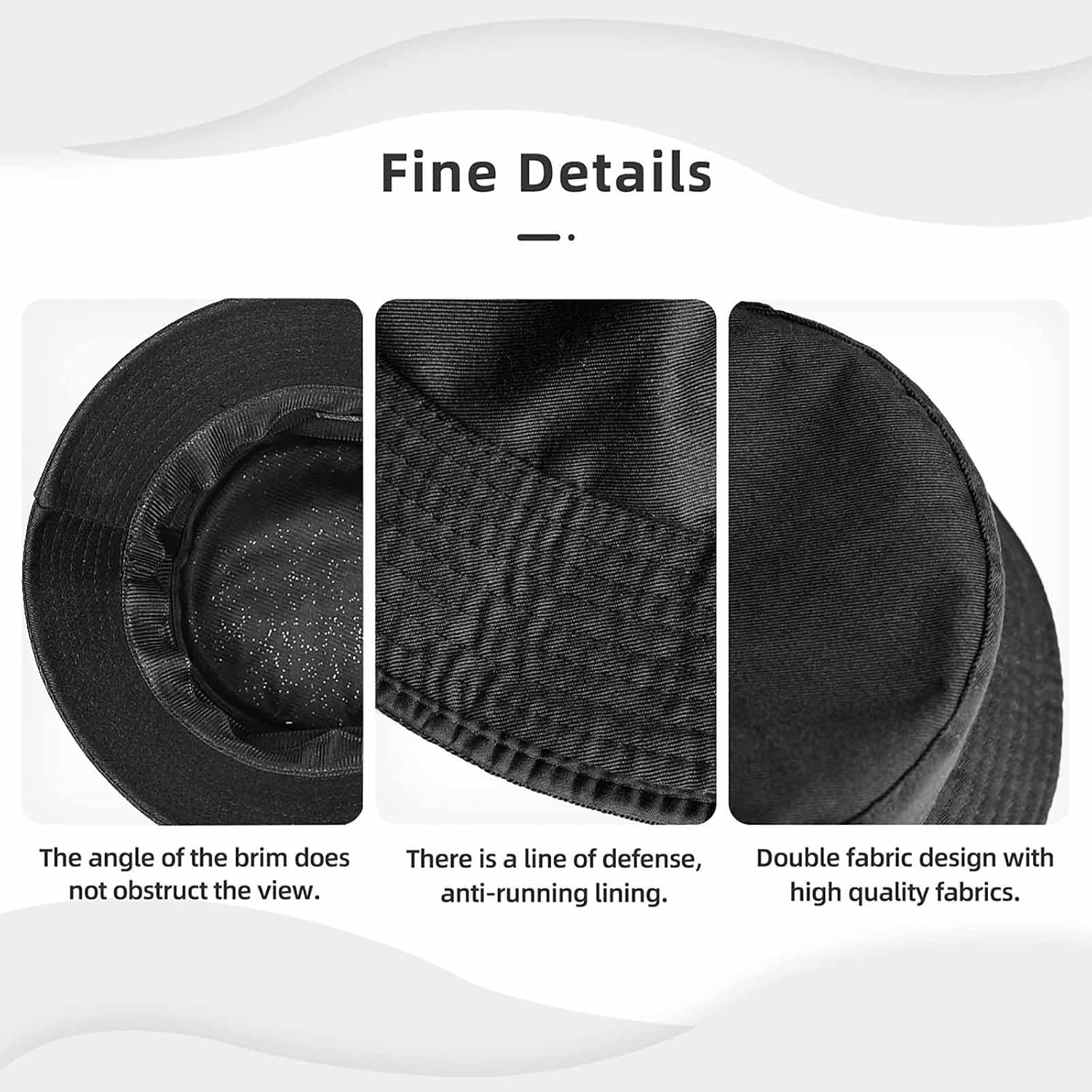 Christmas Winter Happy Scene Bucket Hat for Men Women, Foldable Wide Brim Sun Hats Outdoor Beach Hats Fashion Fishing Hat
