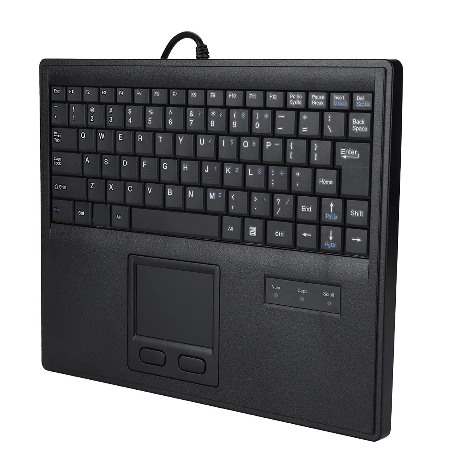 Akozon Tastiera Cablata con Touchpad, Tastiera con Design a Forbice da 10 Pollici con Touchpad Conveniente - Elettronica/Computer e Accessori/Accessori e Periferiche per Computer/Tastiere e