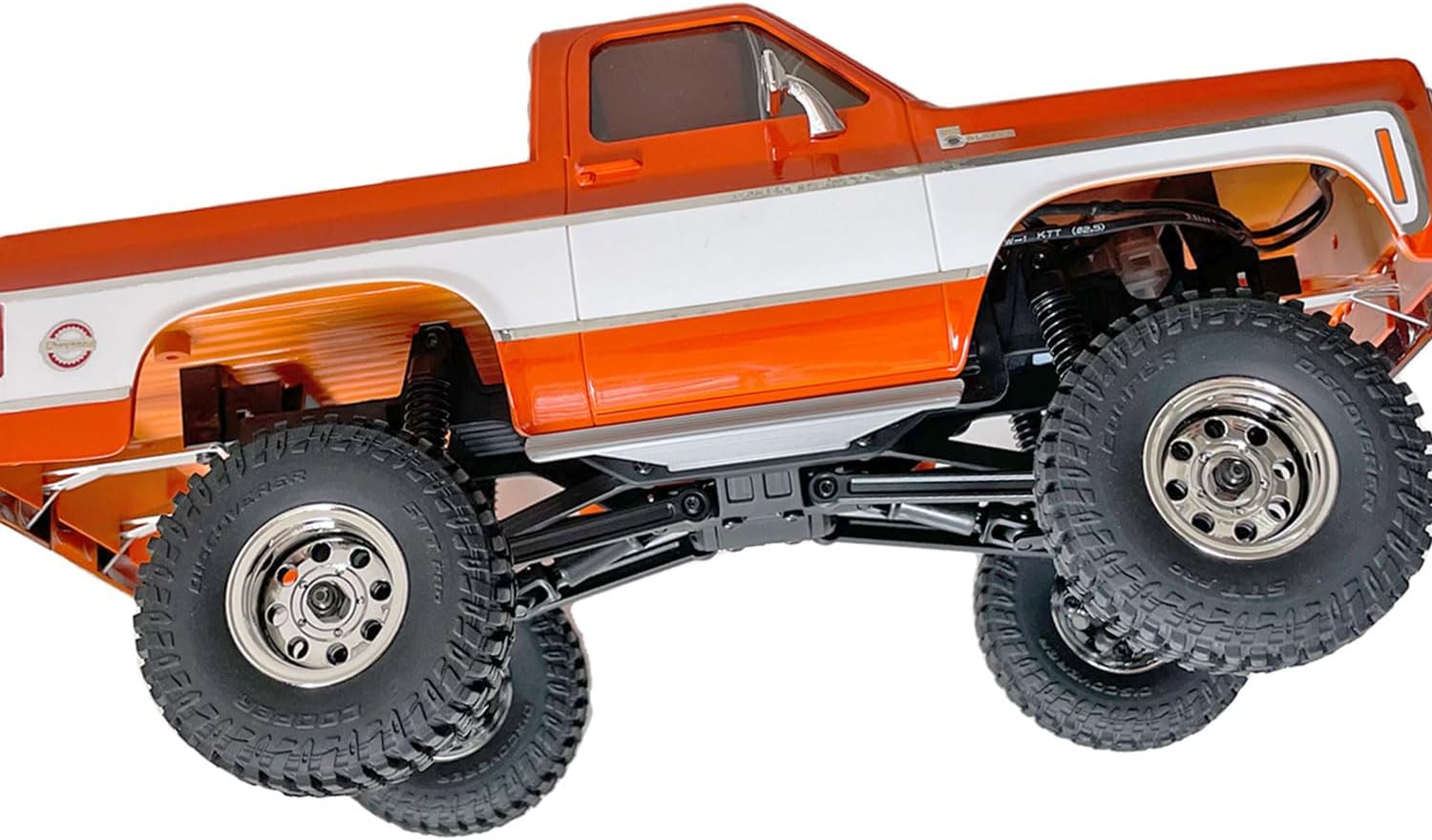 RCrabbit Rock Sliders Body Saver for FMS fcx24 K5 Blazer RC Crawler Upgrade Parts（NO Truck Included）