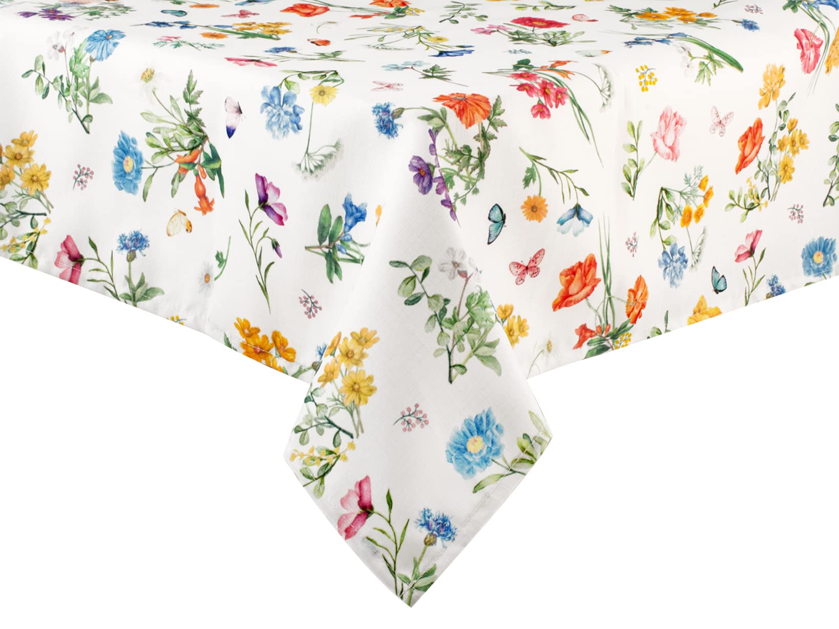 H&H Caroline Rectangular Tablecloth Decorated 140 x 180 cm
