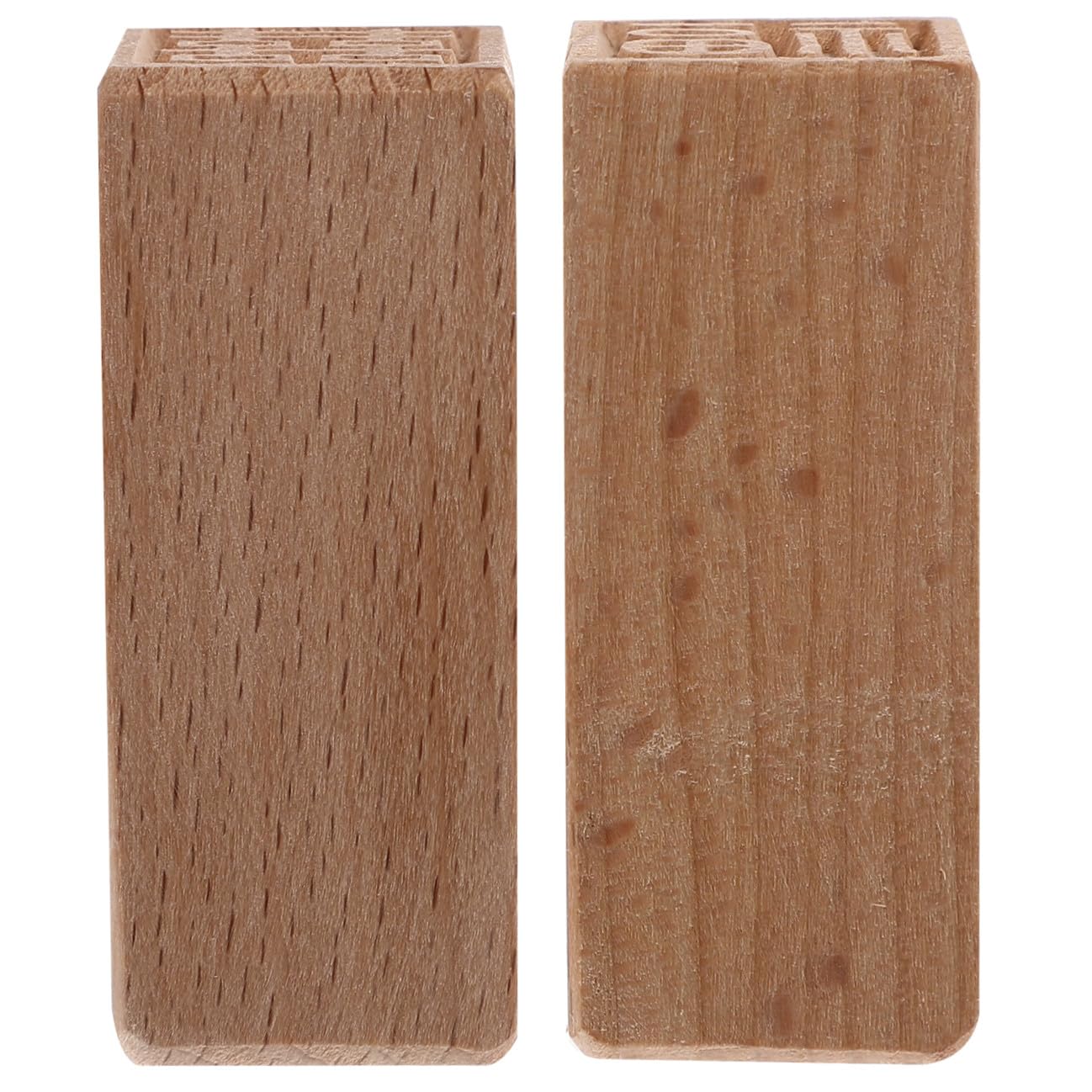 NUOBESTY Lot De 5 De Moulage En Bois Pour Gâteaux Outils De Cuisson Non Conçus Polyvalents Pour Biscuits 2 Pièces X 5