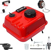 Vista 8 de JMCHstore Tanque de combustible con válvula antivuelco para motor Predator 212 6.5HP Hemi, para motor Harbor Freight Loncin 210FA 212cc Modelo, kit