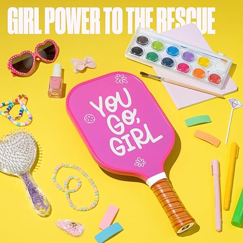 Miniatura 6 de Sportbit Kids Pickleball Paddles Set of 1 or 2 - Child Size Pickleball Paddle for Kids Small and Lightweight - Carbon Fiber Youth Pickleball Paddle