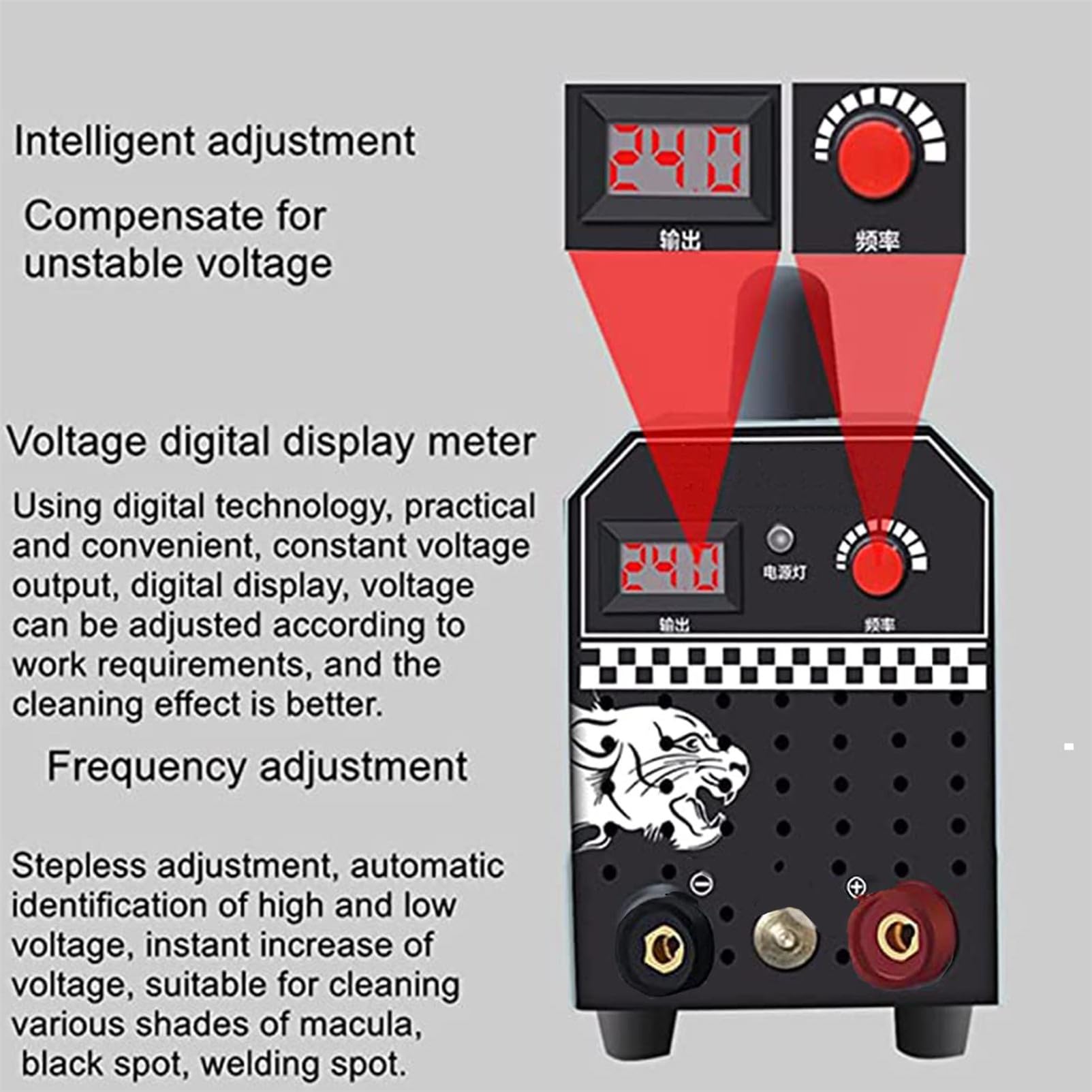 Processore cordone di Saldatura Saldatura ad Arco di Argon Spot tig Mig Saldatore Macchina per la Pulizia delle saldature Lucidatrice elettrolitica, saldature a Punti, 310x150x260mm