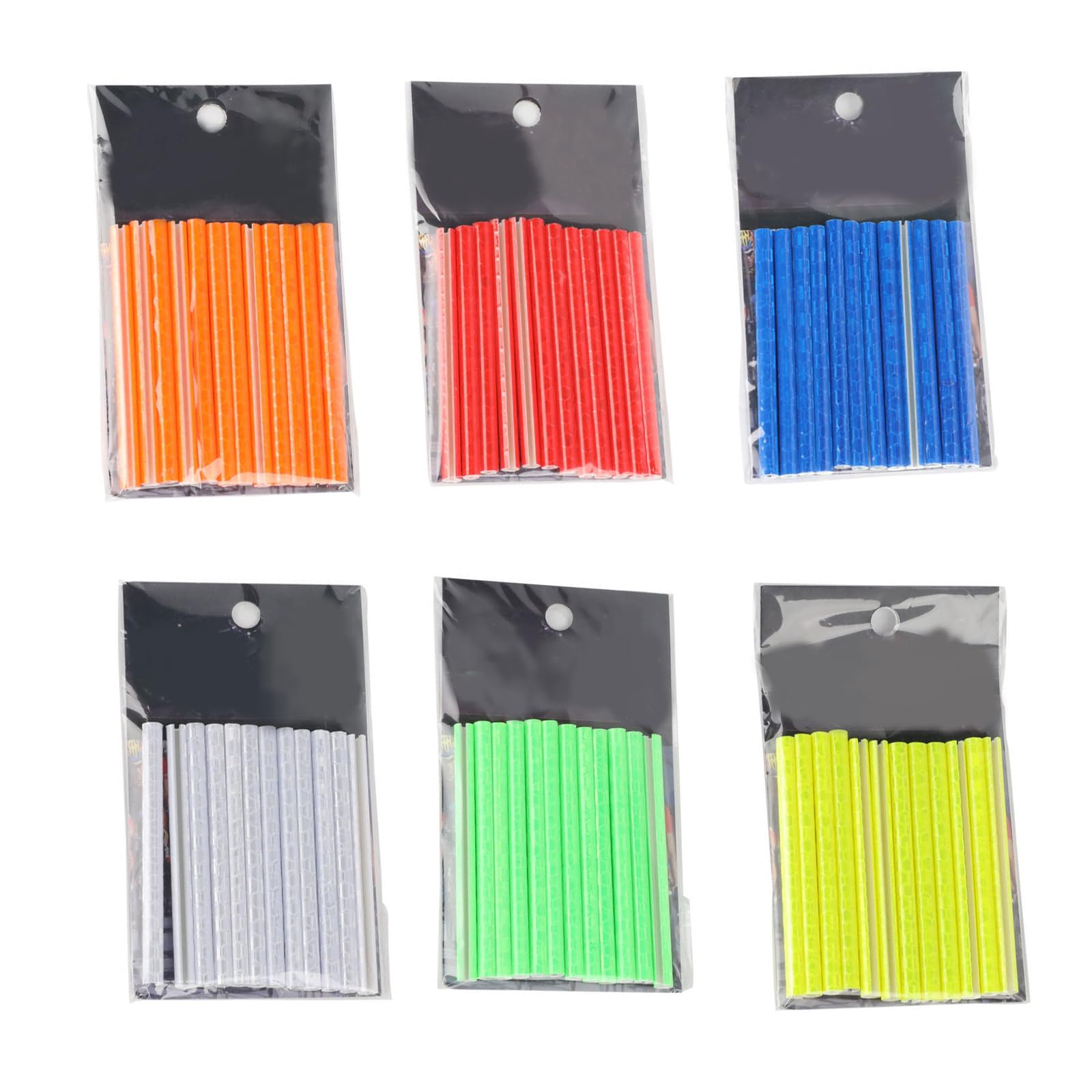 72 PCS Bike Spoke Reflector Set, 360° Visibility Bicycle Wheel Reflective Clip, Waterproof Reflective Warning Wheel Spoke Skins, Night Safety Accessories for 1.9-2.4mm Mountain and Road Bikes