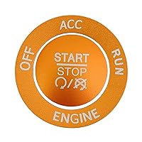 Vista 6 de Cubierta de botón de arranque y parada para Dodge Challenger Dodge RAM 1500 Dodge Charger 2015-2021, aleación de aluminio, color negro