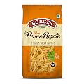 Borges Mini Penne Rigate Durum Wheat Pasta, Ideal Bite Size for Kids, Cooked in 10 minutes, 100% Durum Wheat Semolina -