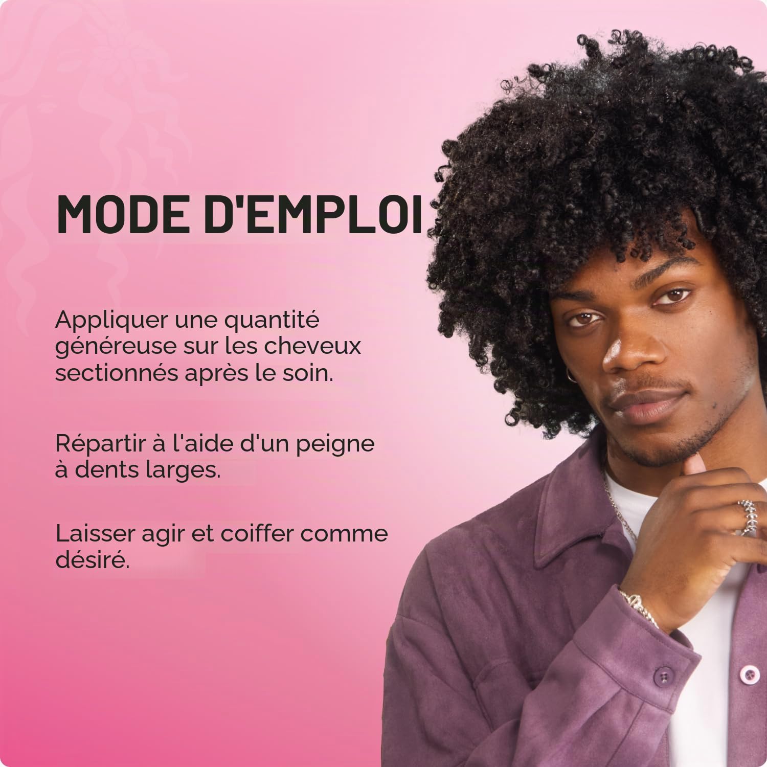 Mielle Organics Après-shampooing sans rinçage à la grenade et au miel pour cheveux de type 4, 12 oz