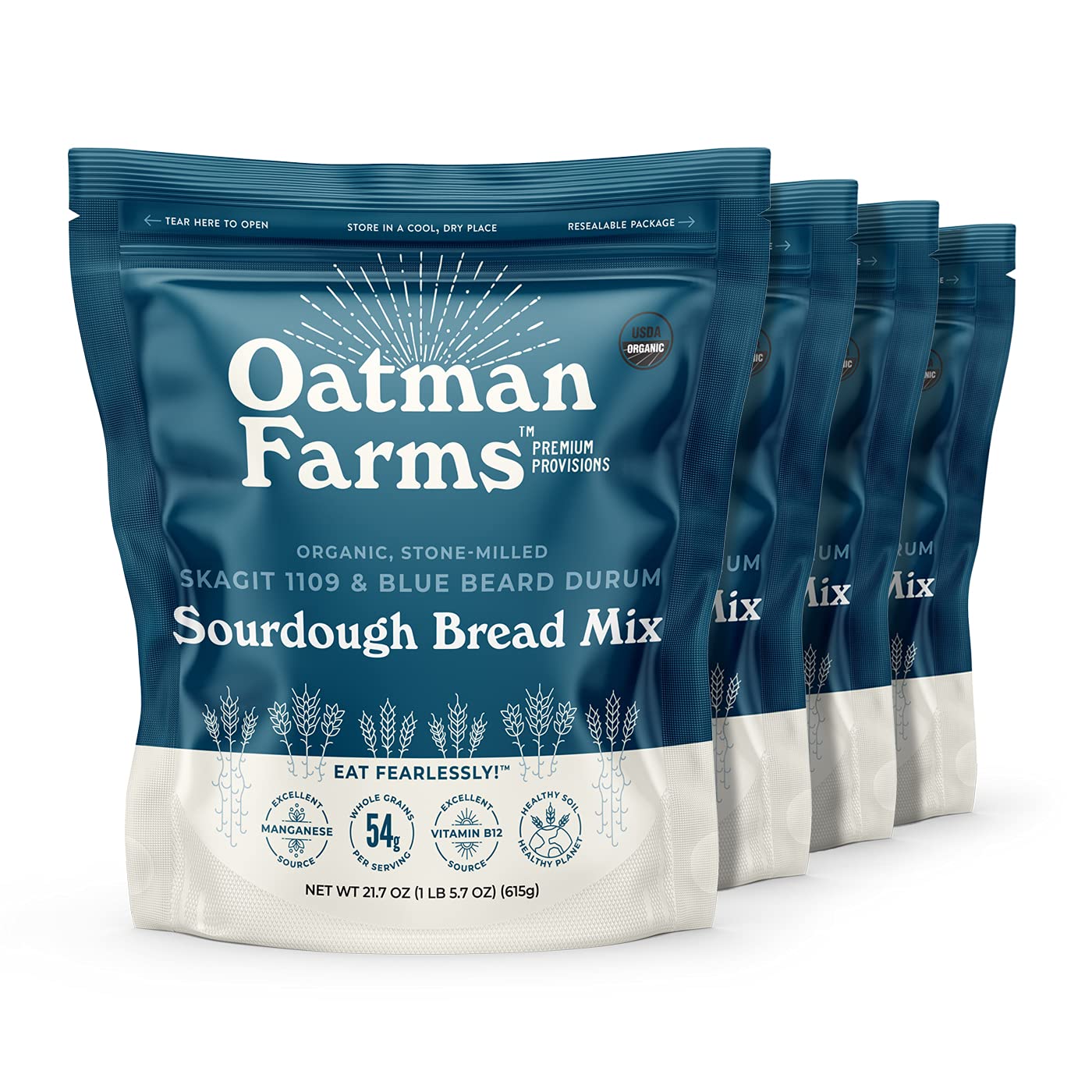 Buy Sourdough Bread Mix Whole Wheat Bread Mix by Oatman Farms