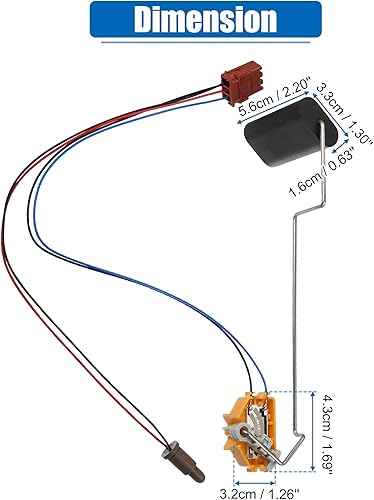 Miniatura 7 de X AUTOHAUX Unidad de envío de medidor de combustible para Nissan Frontier 2005-2021 para Nissan Pathfinder 2005-2012 para Nissan Xterra 2005-2015