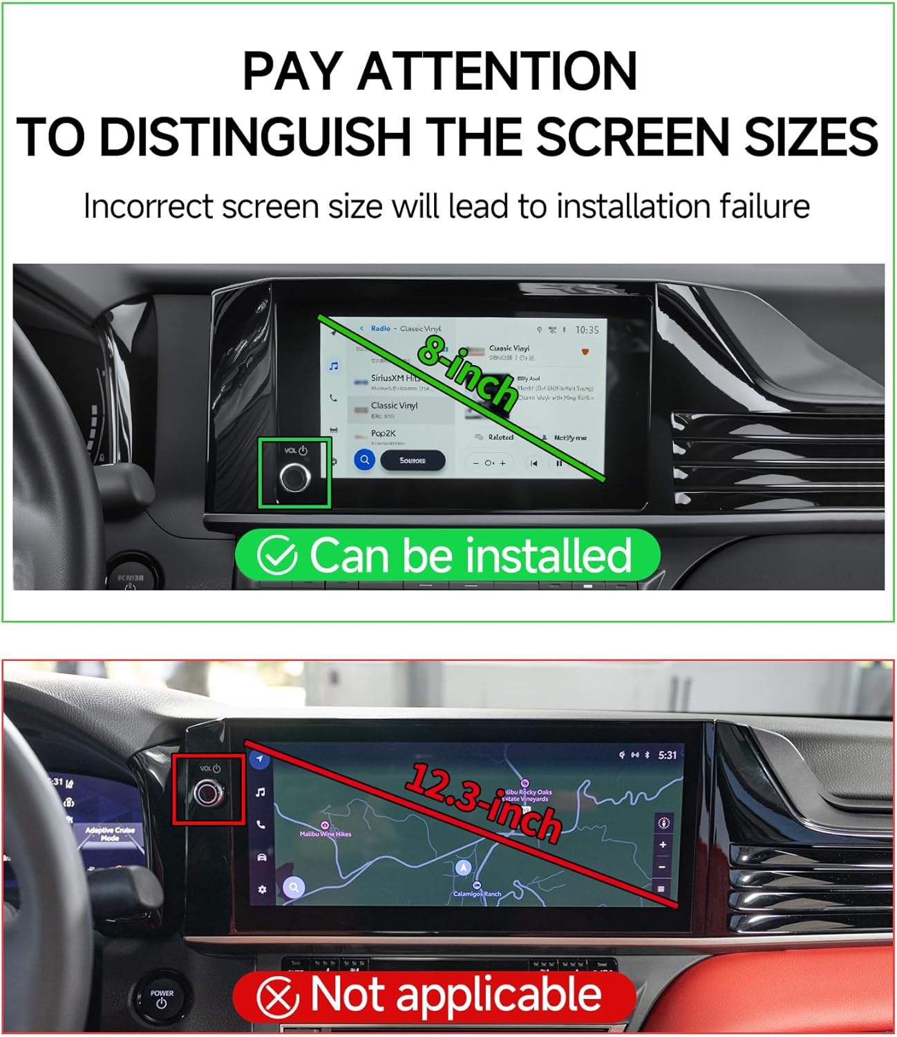 Qi2.2 Max 25W Fast Wireless Car Charger Phone Holder for 2025-2026 Toyota Camry LE/SE 8-Inch Screen, Magnetic Phone Mount Compatible with MagSafe