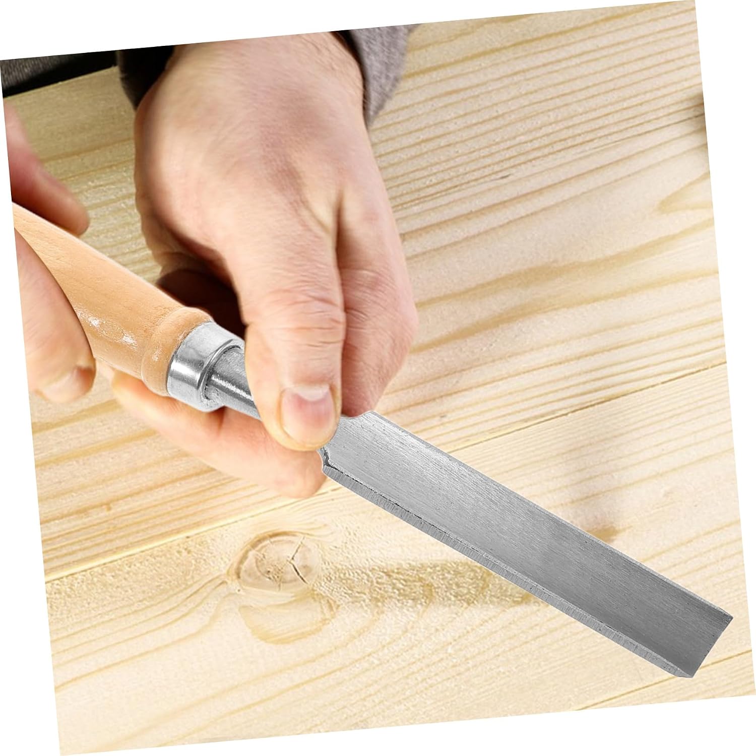 STOBOK Semicircle Wood Carving Chisel Handcrafted Woodworking Tool for Detail Carving